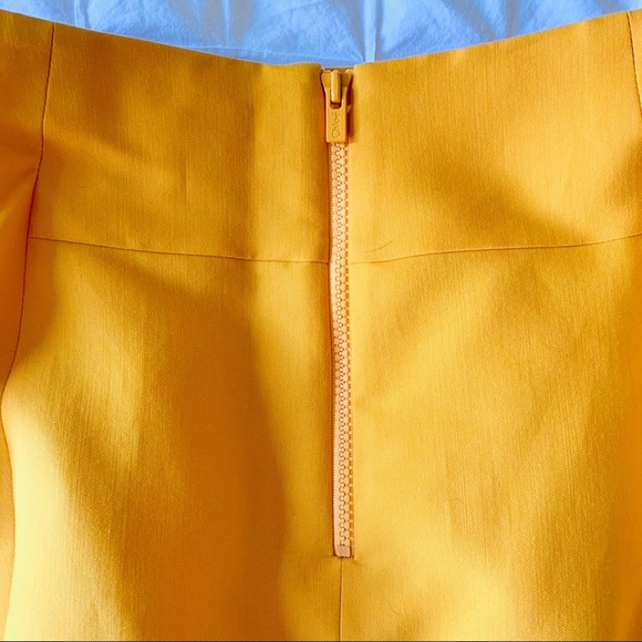 Chloé $980 GOOD GIRL RETRO A LINE SKIRT 38 YELLOW